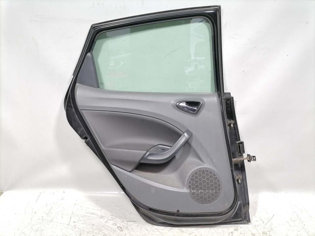 Seat Ibiza 6J original T&uuml;r hinten links LC9Z Black Magic 5 T&uuml;rer Rohbau BJ09